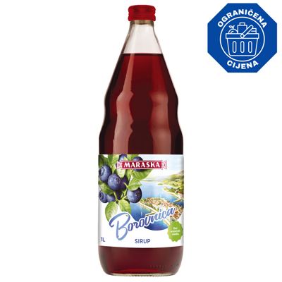 SIRUP MARASKA 1L BOROVNICA