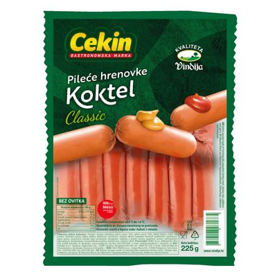 CEKIN HRENOVKE KOKTEL 225g VP (12186)