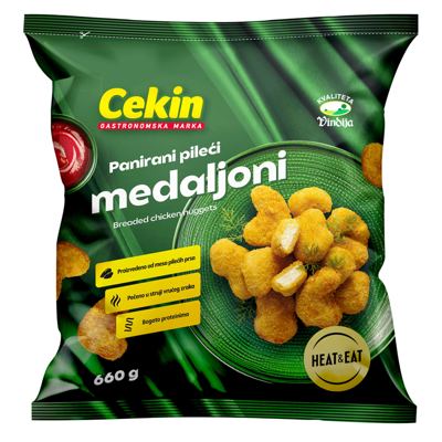 CEKIN MEDALJONI PILEĆI PANIRANI SMRZNUTI 660g (14146)