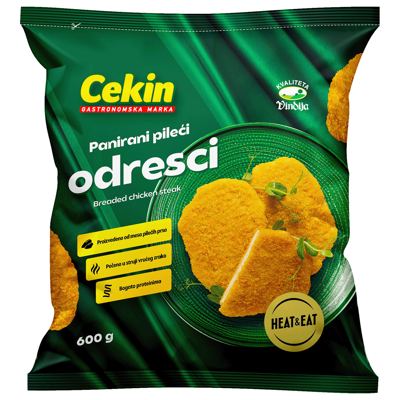 ODRESCI PILEĆI PANIRANI 600 g SMRZ CEKIN