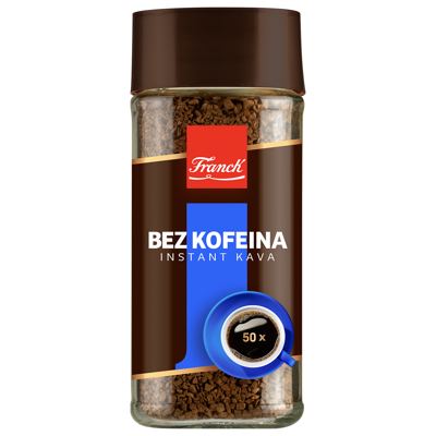 KAVA FRANCK INSTANT 100g BEZ KOFEINA BOČICA