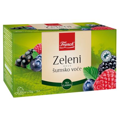 ČAJ FRANCK ZELENI 35g ŠUMSKO VOĆE