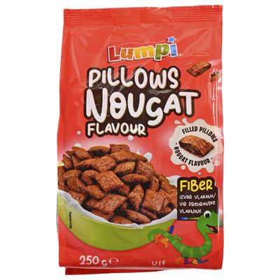 PAHULJICE LUMPI PILLOWS NOUGAT 250G (12)