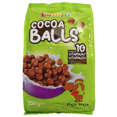 PAHULJICE LUMPI COCOA BALLS 250g (12)