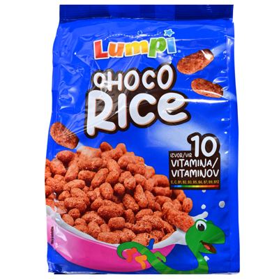 PAHULJICE LUMPI CHOCO RICE 250G (12)