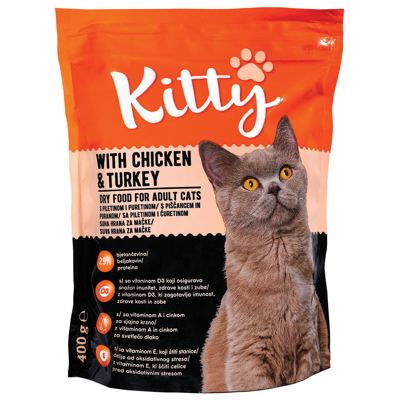 KROKETI ZA MAČ PILET ĆUR 400G KITTY