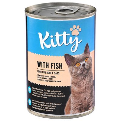 KOMADIĆI U UMAKU RIBA 405G KITTY