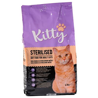 KROKETI ZA STERIL MAČKE 2KG KITTY