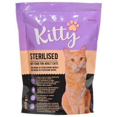 KROKETI ZA STERIL MAČKE 400G KITTY