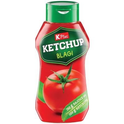 KEČAP BLAGI 500g K PLUS