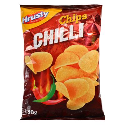 ČIPS HRUSTY CHILLI 150g