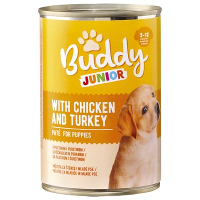 PAŠTETA JUNIOR PIL ĆUR 400G BUDDY