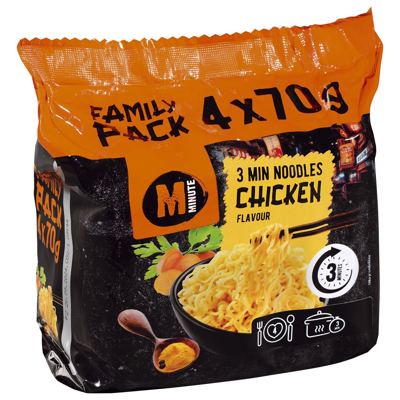 JUHA PIL NOODLES MINUTE 4X70g