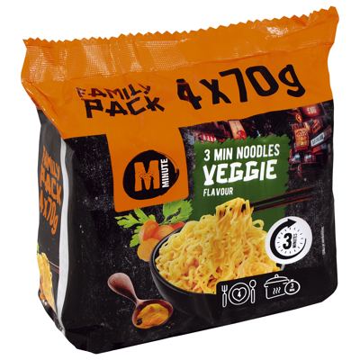 NUDLE POVRĆE 4X70G MINUTE