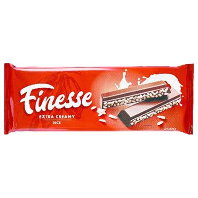 ČOKOLADA MLEČNA SA RIŽOM200G FINESS