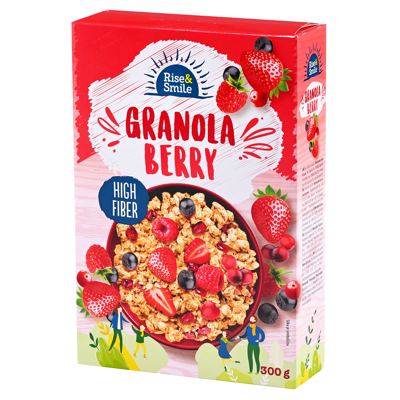 GRANOLA BERRY 300G RISE&SMILE