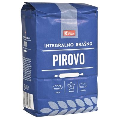 BRAŠNO K PLUS PIROVO INTEGRALNO 1kg