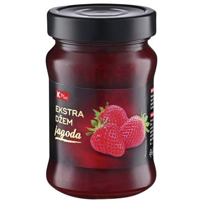 DŽEM K PLUS EXTRA JAGODA 350g
