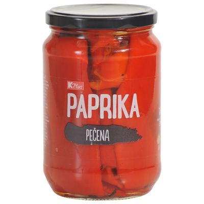 PAPRIKA PEČENA K PLUS 680g/390g