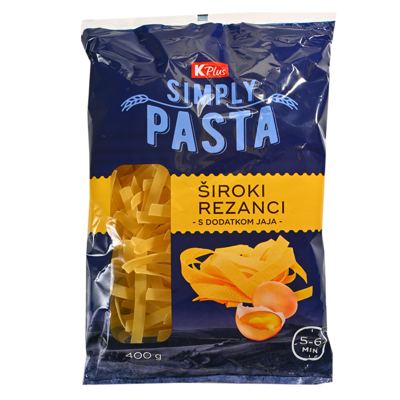 REZANCI ŠIROKI S JAJ 400g K PLUS