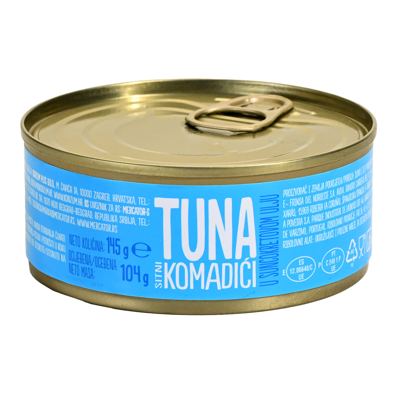 TUNJ SLOVA KOMADIĆI S ULJ 145g/104 g