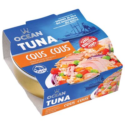 TUNA SALATA CUS CUS 210/160g OCEAN