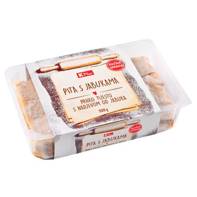 PITA S JABUKAMA 500g K PLUS