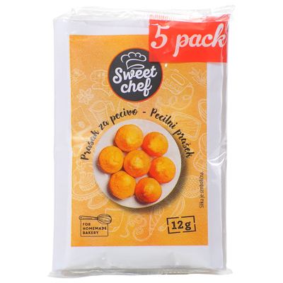 PRAŠAK ZA PECIVO 60g 5X12g SWEET CHEF