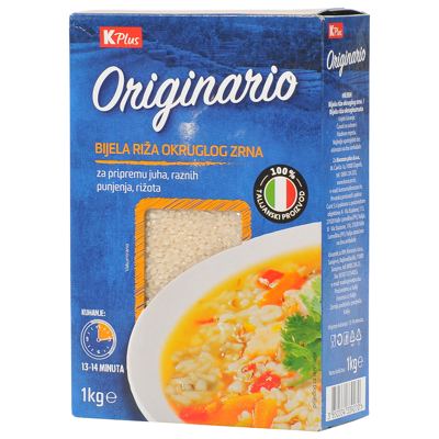 RIŽA K PLUS ORIGINARIO 1kg KUTIJA