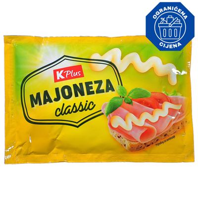 MAJONEZA K PLUS 85g VREĆ
