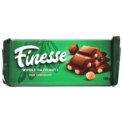 ČOKOLADA ML CELI LEŠNIK 100G FINESS