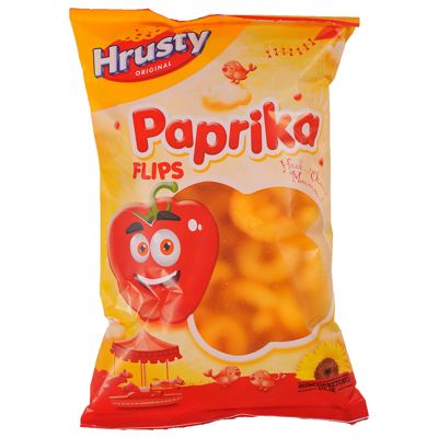 FLIPS K PLUS HRUSTY NEUTRAL PAPRIKA 100G (24)