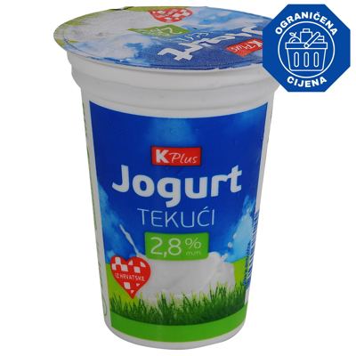 JOGURT K PLUS TEK 180G 2.8%