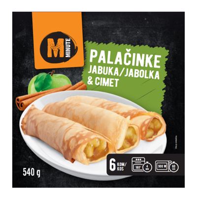 PALAČINKE JABUKA CIMET 540G MINUTE