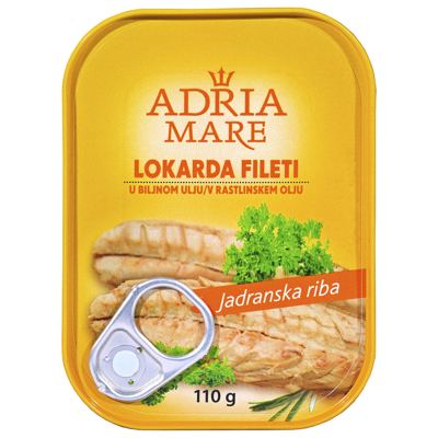 LOKARDA FILETI U BILJ ULJU 110g/77g ADRIA MARE