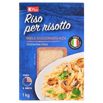 RIŽA PER RISOTTO K PLUS 1 kg