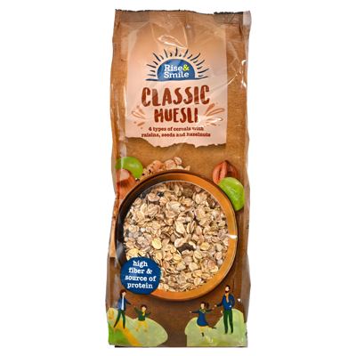 MUESLI RISE&SMILE CLASSIC 750 g