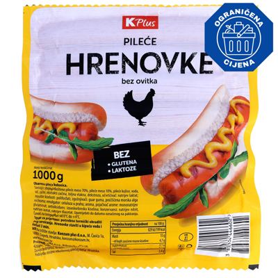HRENOVKE K PLUS 1000 g