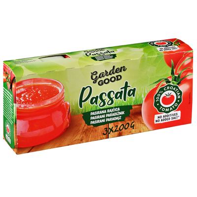 RAJČICA PASIRANA GARDEN GOOD 3X200 g