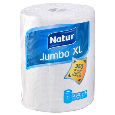 RUČNIK PAP NATUR JUMBO 350L 2SL 1/1