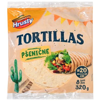 TORTILJA PŠENIČNA 8/1 320G HRUSTY
