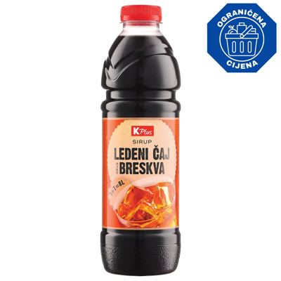SIRUP K PLUS LEDENI ČAJ BRESKVA 1 L
