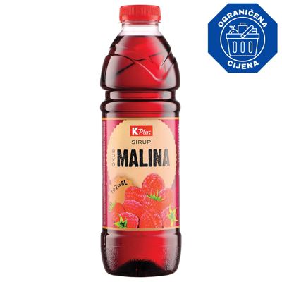 SIRUP K PLUS MALINA 1 L