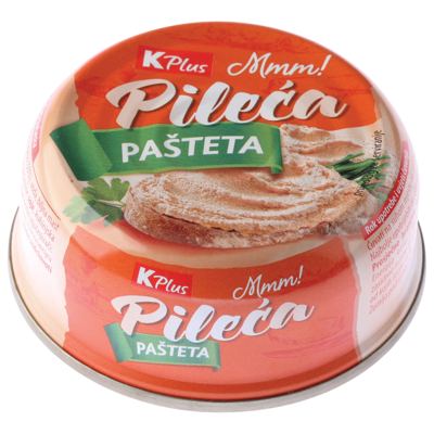 PAŠTETA PILEĆA K PLUS 95G LO