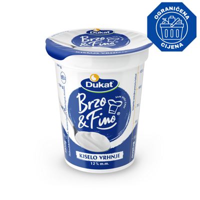 VRHNJE KISELO 200g 12%MM DUKAT