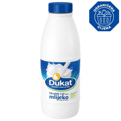 MLIJEKO DUKAT TRAJNO 1L 2,8% BOCA