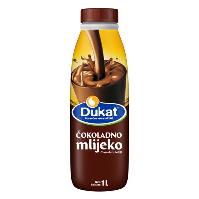 MLIJEKO DUKAT ČOKOLADNO 1L BOCA