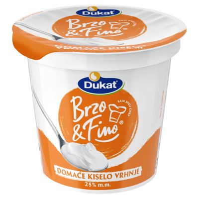 VRHNJE KREM DOMAĆE 300g 25%MM DUKAT