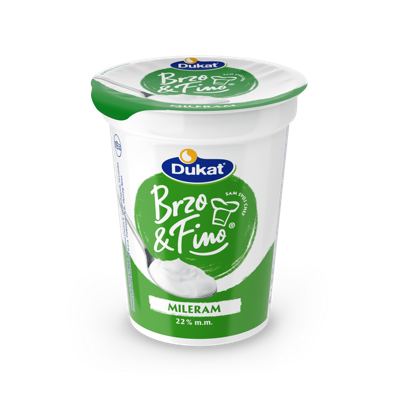 MILERAM KISELO VRHNJE 400g 22%MM DUKAT