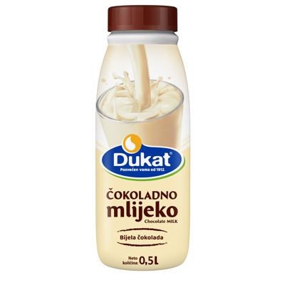 MLIJEKO DUKAT BIJELA ČOKOLADA 0,5L